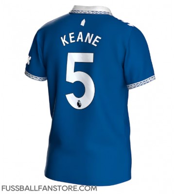 Everton Michael Keane #5 Replik Heimtrikot 2023-24 Kurzarm